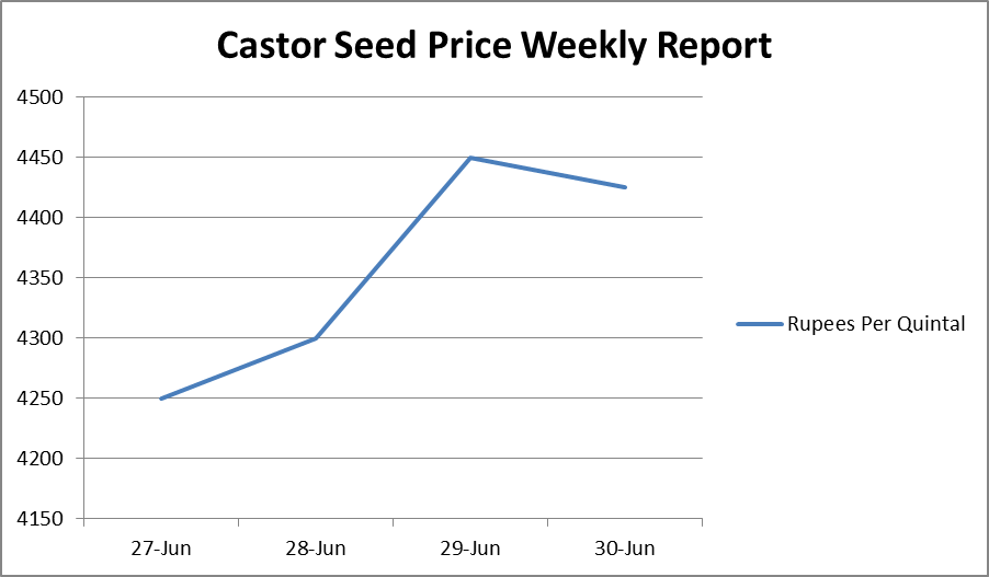 Castor Seed Price Weekly Report: Jun 27 – 30, 2017